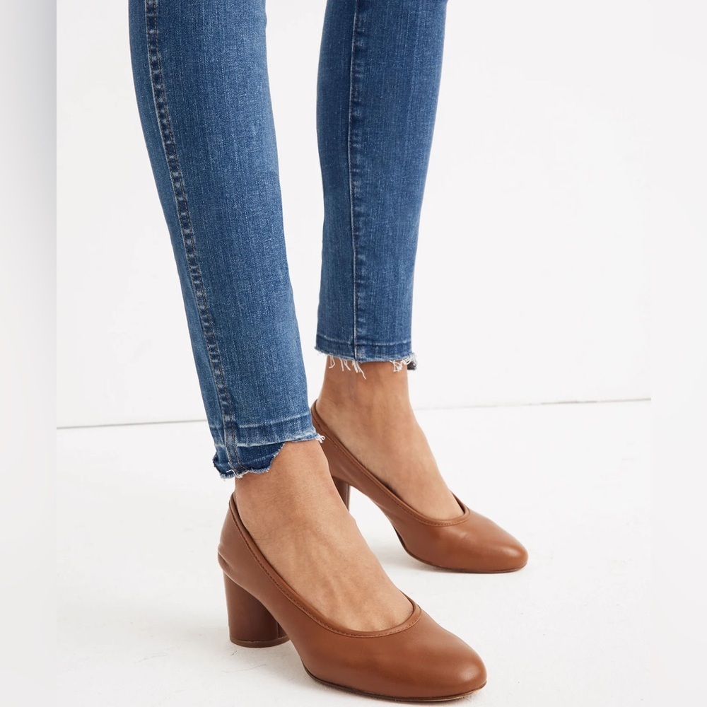 MADEWELL 10" High-Rise Skinny Jeans: Drop Step-Hem Edition - Picture 2 of 12